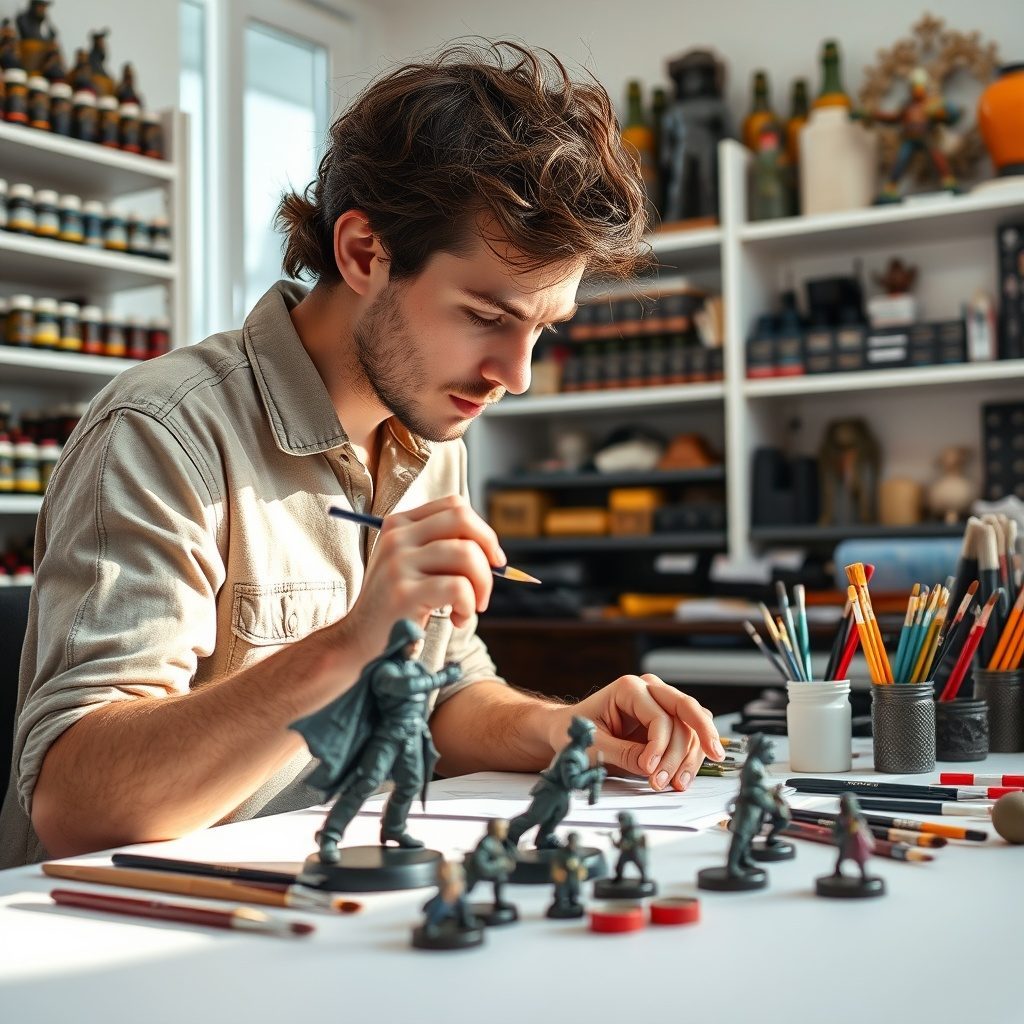 Esempi di miniature dipinte